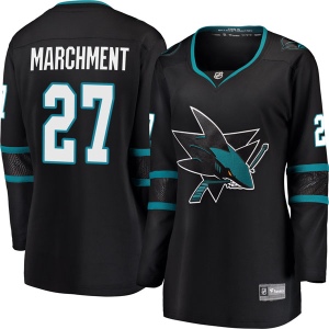 Women's Bryan Marchment San Jose Sharks Breakaway Alternate Jersey - Black