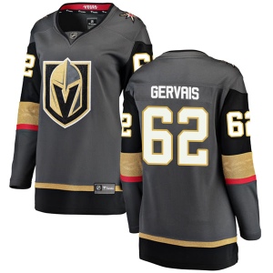 Women's Bryce Gervais Vegas Golden Knights Breakaway Black Home Jersey - Gold