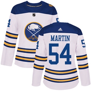 Women's Brycen Martin Buffalo Sabres Authentic 2018 Winter Classic Jersey - White