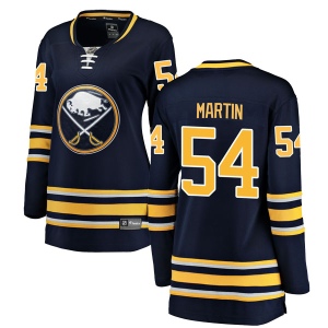 Women's Brycen Martin Buffalo Sabres Breakaway Home Jersey - Navy Blue