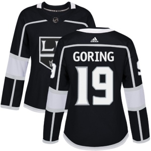 Women's Butch Goring Los Angeles Kings Authentic Home Jersey - Black