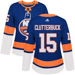 Women's Cal Clutterbuck New York Islanders Authentic Home Jersey - Royal Blue