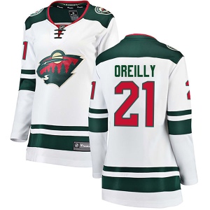 Women's Cal Oreilly Minnesota Wild Breakaway Away Jersey - White