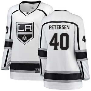 Women's Cal Petersen Los Angeles Kings Breakaway Away Jersey - White