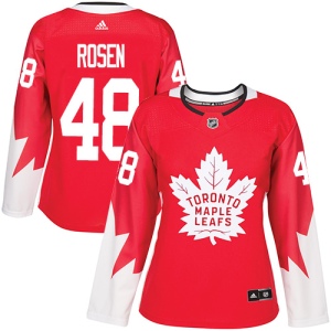 Women's Calle Rosen Toronto Maple Leafs Authentic Alternate Jersey - Red