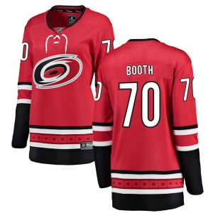 Women's Callum Booth Carolina Hurricanes Breakaway Home Jersey - Red