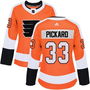 Women's Calvin Pickard Philadelphia Flyers Authentic Home Jersey - Orange