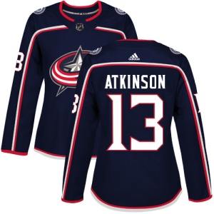 Women's Cam Atkinson Columbus Blue Jackets Authentic Home Jersey - Navy Blue