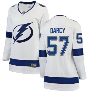 Women's Cam Darcy Tampa Bay Lightning Breakaway Away Jersey - White