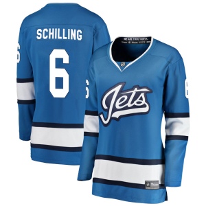 Women's Cameron Schilling Winnipeg Jets Breakaway Alternate Jersey - Blue