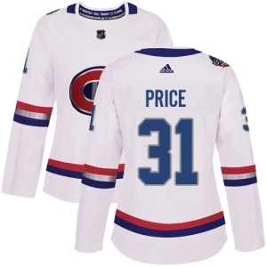 Women's Carey Price Montreal Canadiens Authentic 2017 100 Classic Jersey - White