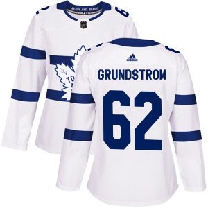 Women's Carl Grundstrom Toronto Maple Leafs Authentic 2018 Stadium Series Jersey - White