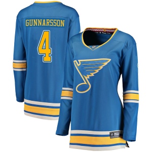 Women's Carl Gunnarsson St. Louis Blues Breakaway Alternate Jersey - Blue