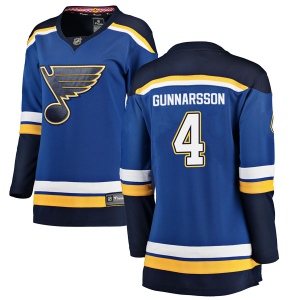 Women's Carl Gunnarsson St. Louis Blues Breakaway Home Jersey - Blue