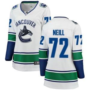 Women's Carl Neill Vancouver Canucks Breakaway Away Jersey - White