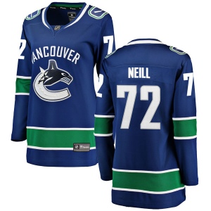 Women's Carl Neill Vancouver Canucks Breakaway Home Jersey - Blue