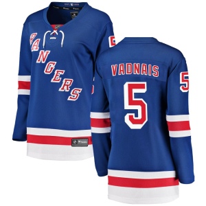 Women's Carol Vadnais New York Rangers Breakaway Home Jersey - Blue