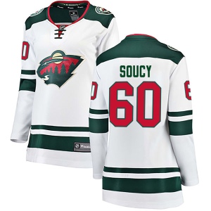 Women's Carson Soucy Minnesota Wild Breakaway Away Jersey - White