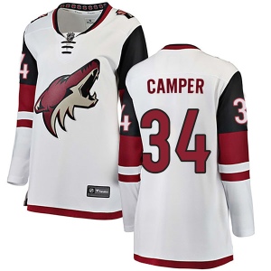 Women's Carter Camper Arizona Coyotes Authentic Away Jersey - White