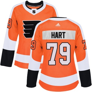 Women's Carter Hart Philadelphia Flyers Authentic Home Jersey - Orange