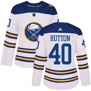 Women's Carter Hutton Buffalo Sabres Authentic 2018 Winter Classic Jersey - White