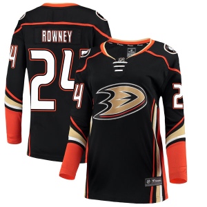 Women's Carter Rowney Anaheim Ducks Breakaway Home Jersey - Black