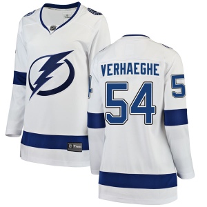 Women's Carter Verhaeghe Tampa Bay Lightning Breakaway Away Jersey - White