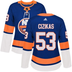 Women's Casey Cizikas New York Islanders Authentic Home Jersey - Royal Blue