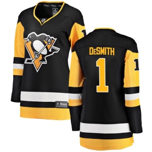 Women's Casey DeSmith Pittsburgh Penguins Breakaway Home Jersey - Black