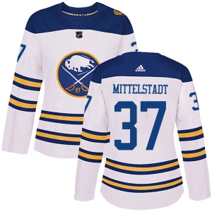 Women's Casey Mittelstadt Buffalo Sabres Authentic 2018 Winter Classic Jersey - White