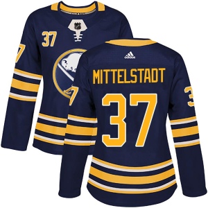 Women's Casey Mittelstadt Buffalo Sabres Authentic Home Jersey - Navy