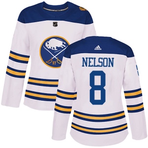 Women's Casey Nelson Buffalo Sabres Authentic 2018 Winter Classic Jersey - White