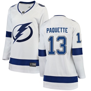 Women's Cedric Paquette Tampa Bay Lightning Breakaway Away Jersey - White