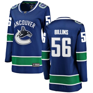 Women's Chad Billins Vancouver Canucks Breakaway Home Jersey - Blue