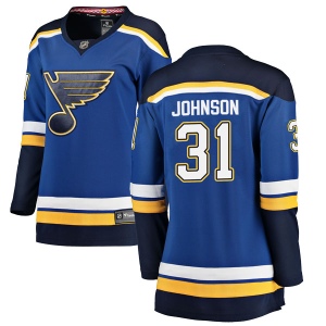 Women's Chad Johnson St. Louis Blues Breakaway Home Jersey - Blue