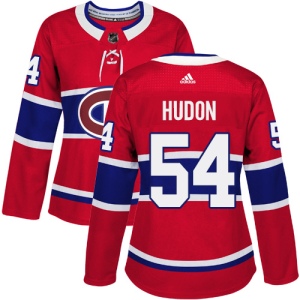 Women's Charles Hudon Montreal Canadiens Authentic Home Jersey - Red