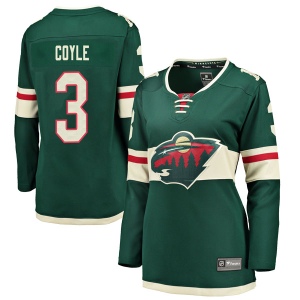 Women's Charlie Coyle Minnesota Wild Breakaway Home Jersey - Green