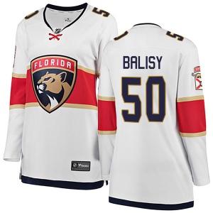 Women's Chase Balisy Florida Panthers Breakaway Away Jersey - White