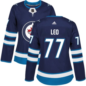 Women's Chase De Leo Winnipeg Jets Authentic Home Jersey - Navy