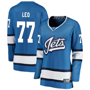 Women's Chase De Leo Winnipeg Jets Breakaway Alternate Jersey - Blue