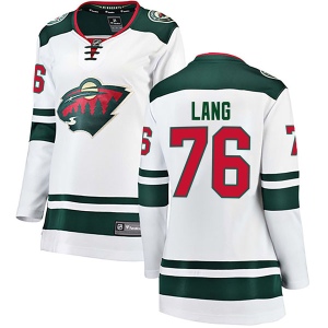 Women's Chase Lang Minnesota Wild Breakaway Away Jersey - White