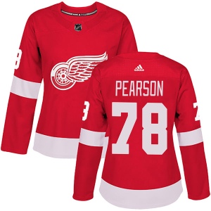 Women's Chase Pearson Detroit Red Wings Authentic Home Jersey - Red