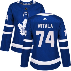 Women's Chase Witala Toronto Maple Leafs Authentic Home Jersey - Blue