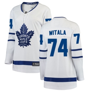 Women's Chase Witala Toronto Maple Leafs Breakaway Away Jersey - White