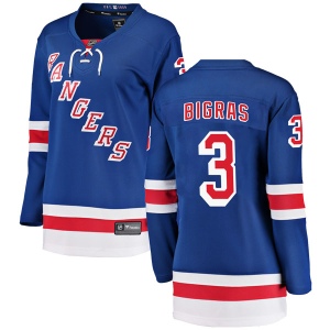 Women's Chris Bigras New York Rangers Breakaway Home Jersey - Blue