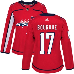 Women's Chris Bourque Washington Capitals Authentic Home Jersey - Red