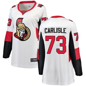 Women's Chris Carlisle Ottawa Senators Breakaway Away Jersey - White