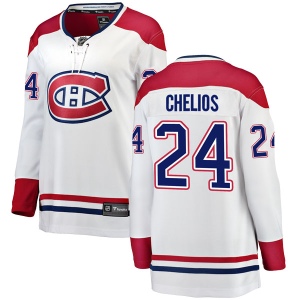 Women's Chris Chelios Montreal Canadiens Breakaway Away Jersey - White