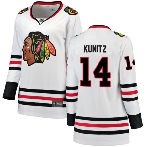 Women's Chris Kunitz Chicago Blackhawks Breakaway Away Jersey - White