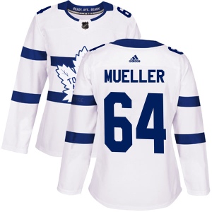 Women's Chris Mueller Toronto Maple Leafs Authentic 2018 Stadium Series Jersey - White